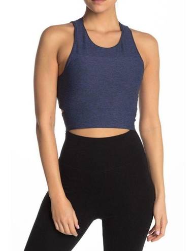 Outdoor Voices  Slashback Crop Top Navy Size Small