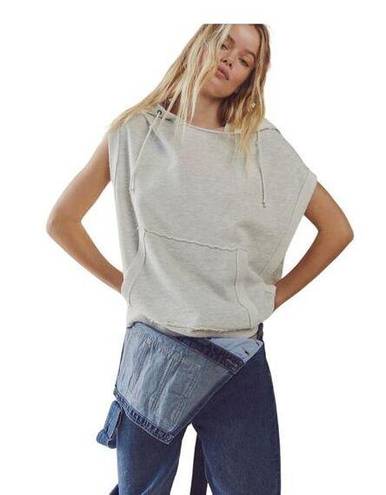 We The Free  Donny Sweatshirt Women's Size M Sleeveless Hooded Slouchy Baggy