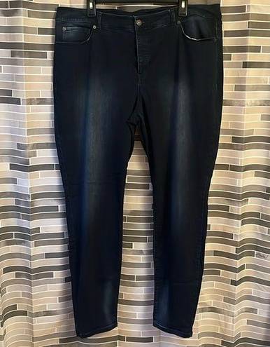 INC  Skinny Leg Regular Fit Stretch Jeans - Sz 22W (20”-25”W)