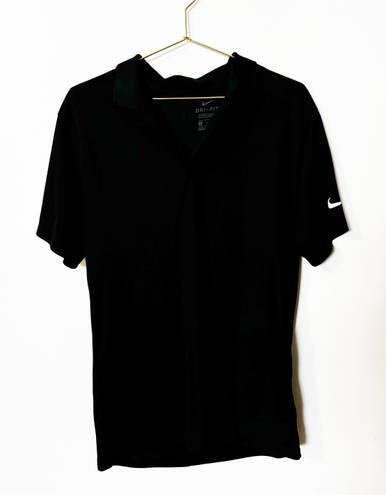 Nike black golf shirt