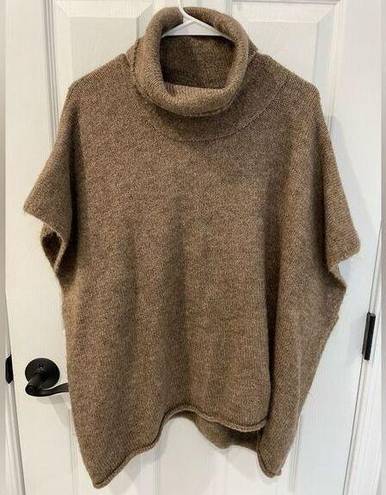 Universal Threads Universal Thread One Size Women’s Brown Tan Cowl Turtle Neck Poncho Sweater