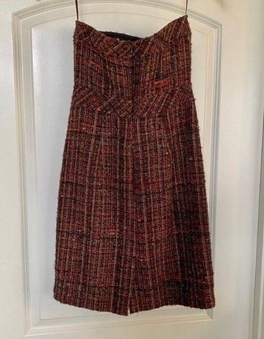 Trina Turk adorable strapless tweed dress! In brand new condition! ❤️🤎