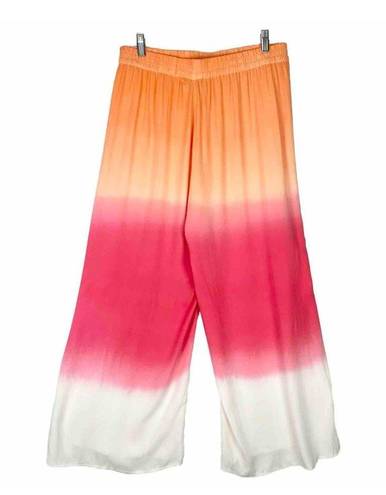 Young Fabulous and Broke  Carmen Ombre Wide Leg Tulip Pants Size Large Split Leg