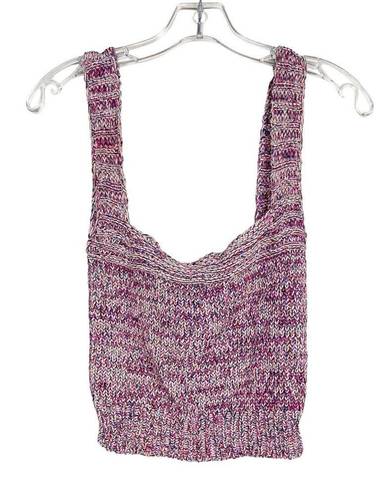 Lovers + Friends  Marlene Pink Knit Tank Top Sz S