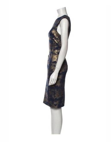 Philosophy  di Lorenzo Serafini Blue Gold Gorgeous Dress Sz M