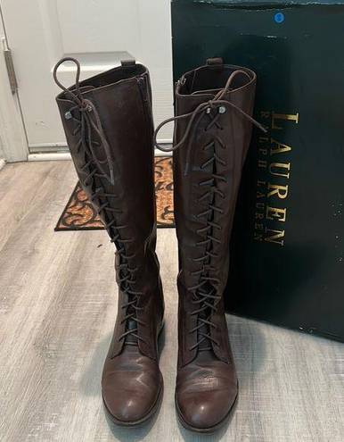 Ralph Lauren Lauren  Martina Wide Calf boots  size 7B