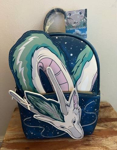 Her Universe Studio Ghibli Spirited Away Haku Dragon Stars Mini Backpack