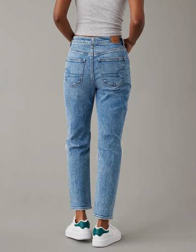 American Eagle Strigid Ripped Mom Jean