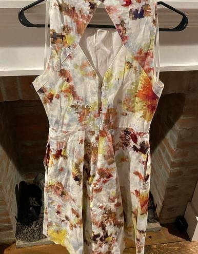 Hunter Bell ANTHROPOLOGIE  New York Sleeveless A Line Dress Floral Size 4