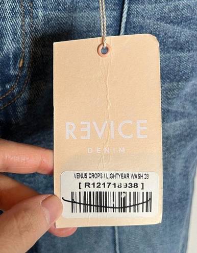 Revice Denim NWT Revice Venus Crop in LightYear wash Star jeans