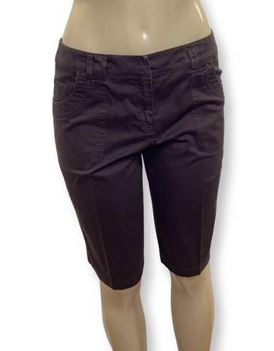 AB Studio  Brown Capri Pants