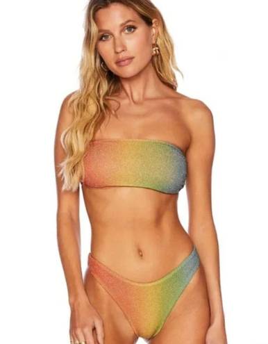 Beach Riot NEW  Free People desert ombre shine Bikini Swim Bottoms, size M