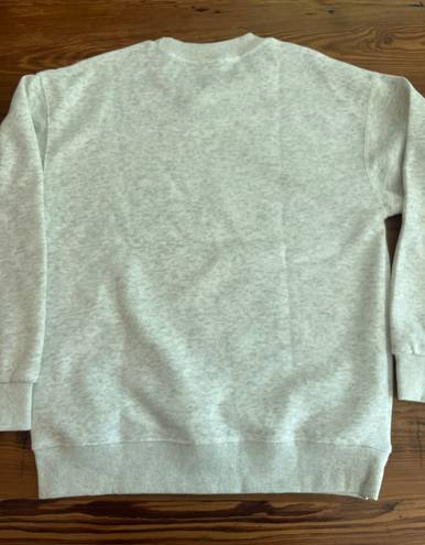 Alo Yoga light gray crewneck