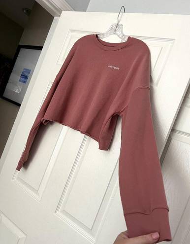 Edge Women's The Well Raw  Cropped Sweatshirt Wildly Capable Size Large