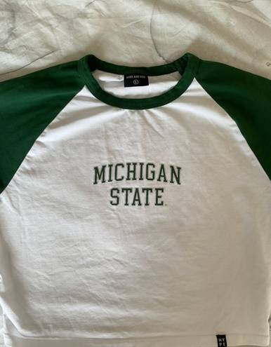 Hype & Vice Michigan State University Baby Tee