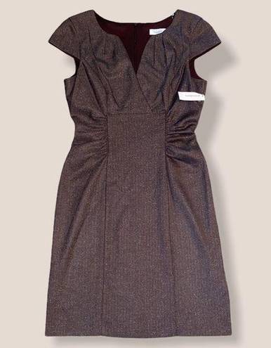 Dress Barn NWT  Brown Professional Dress