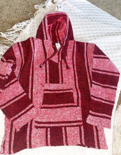 Mexican Drug Rug Hoodie Red Size M