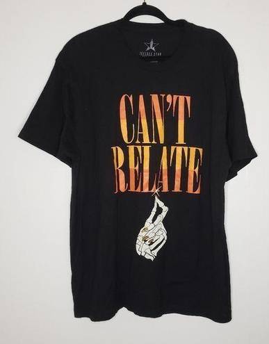 Jeffree Star  Cosmetics Can't Relate Black Short Sleeve Tee XL