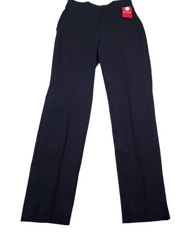 Spanx  Small Tall Polished Ankle Slim Straight Pants Navy Blue Women's Cropped