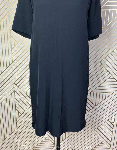 Everlane  The Japanese GoWeave Zip Short Sleeve Tee Dress in Black Size US 0