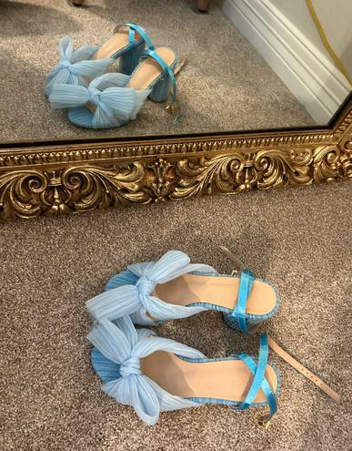 Blue Bow Heels Size 6.5