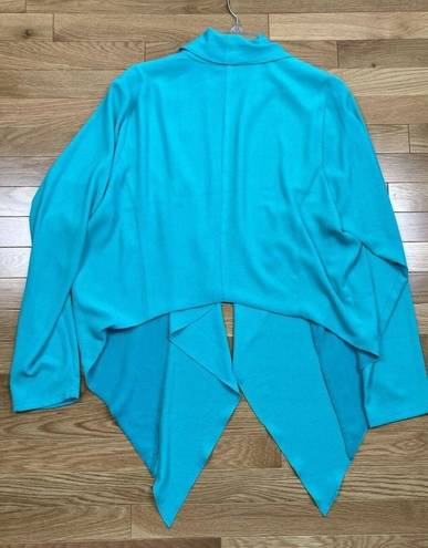 Torrid * Long Sleeve Open Waterfall Top Jacket Womens 2 2X 18-20 Bright Green