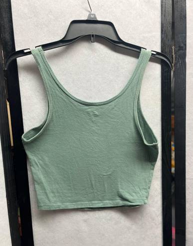 Sonoma Double Scoop Cropped Tank Top(turquoise )