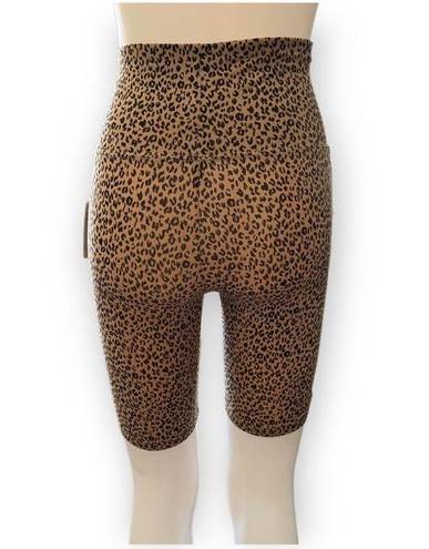 BP Leopard Print Bike Shorts