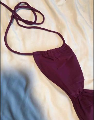 Victoria's Secret  Victoria secret purple two piece bikini top bottom set like new Medium