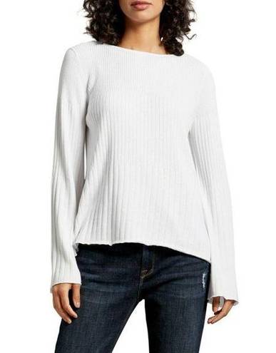 Michael Stars  Womens White Silk Blend Madaline Pullover Sweater