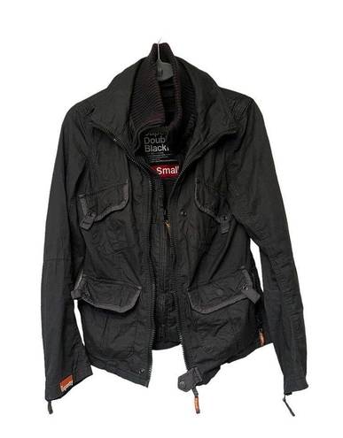 Superdry Gray Utility Jacket Coat