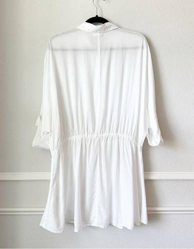 l*space NWT L* Pacifica Tunic Cover-Up in White sz M/L