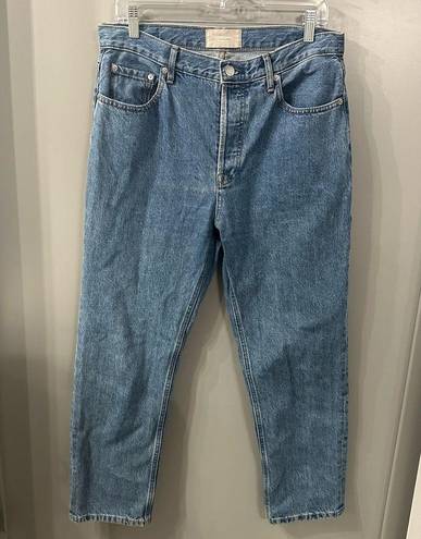 Everlane  Cheeky Jean Crop High Rise Straight Jean Light Wash Size 29