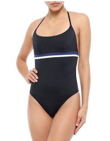 Solid & Striped  The Marina open-back halterneck swimsuit