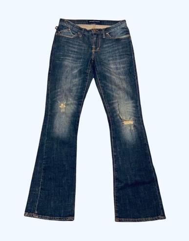 Rock & Republic Boot Cut Ripped Embellished Jeans Stud Pocket 4