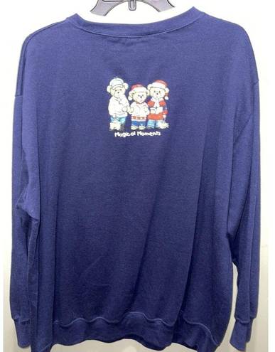 Brooks Bobbie  Christmas Magical Moments Pullover Sweatshirt Women's Size 18-20