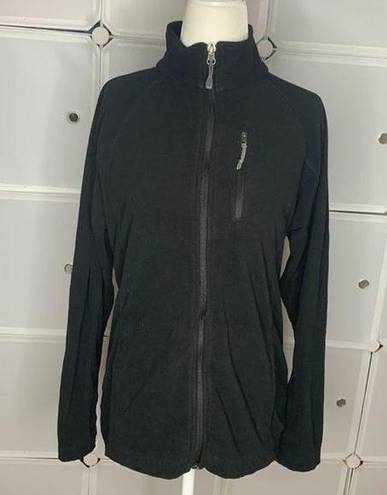 Black Diamond  Black Full Zip Fleece Jacket Size Medium