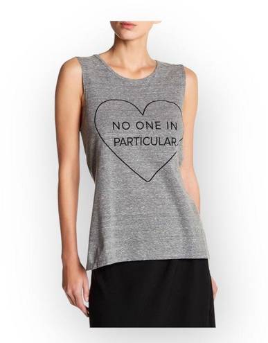 Lovers + Friends new  ᯾ No One in Particular Muscle Tee Tank ᯾ Sweatshirt Grey ᯾