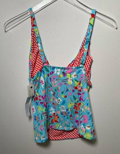 Vera Bradley  Superbloom Tankini Top Floral Beach Swim NWT Medium 8/10