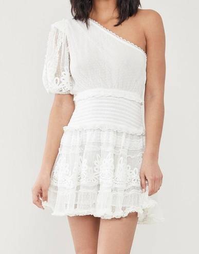 Rococo  sand white short cocktail mini dress XS