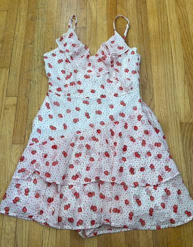 Strawberry Romper Red