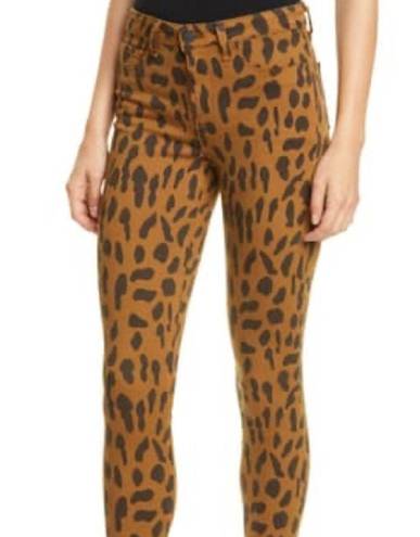 L'Agence L’Agence Margot Leopard Crop Skinny Jeans, Size 25, NWT