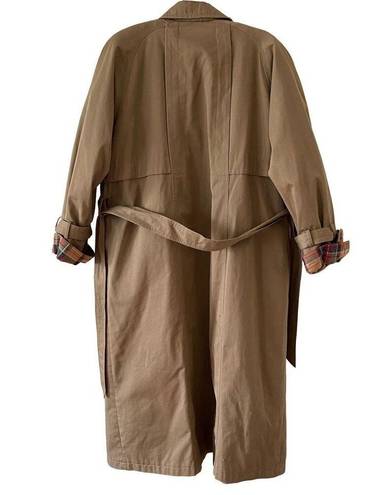 Mulberry  Street Tan Trench Coat Size 10