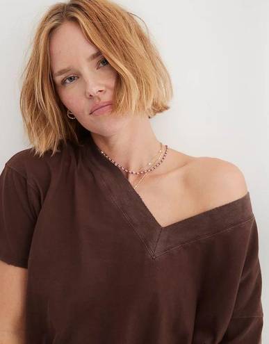 Aerie Extreme V-Neck Oversized Tee