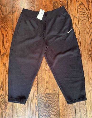 Nike  Phoenix Fleece High-Waisted Curve Sweatpants Womens XXL Black NWT