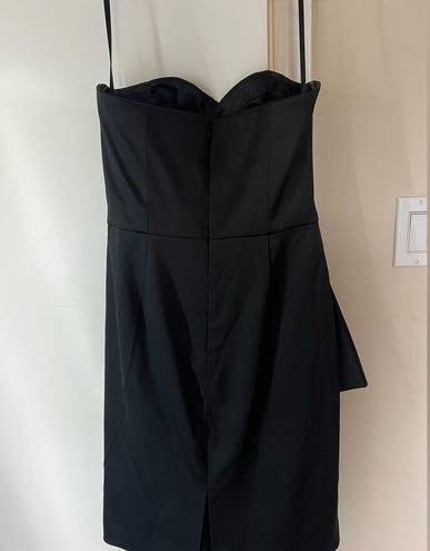 White House | Black Market  Black Strapless Cocktail Dress- Size 2