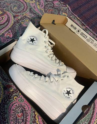 Converse White Platform