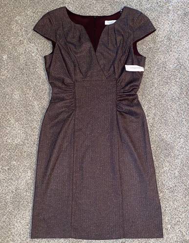 Dress Barn NWT  Brown Professional Dress