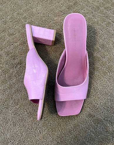 Princess Polly pink mule