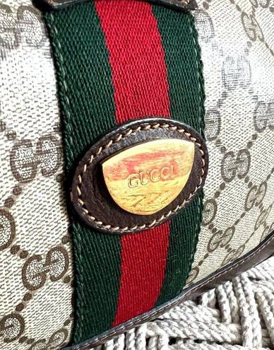 Gucci Vintage  Ophidia Sherry Line Banana Shoulder Bag